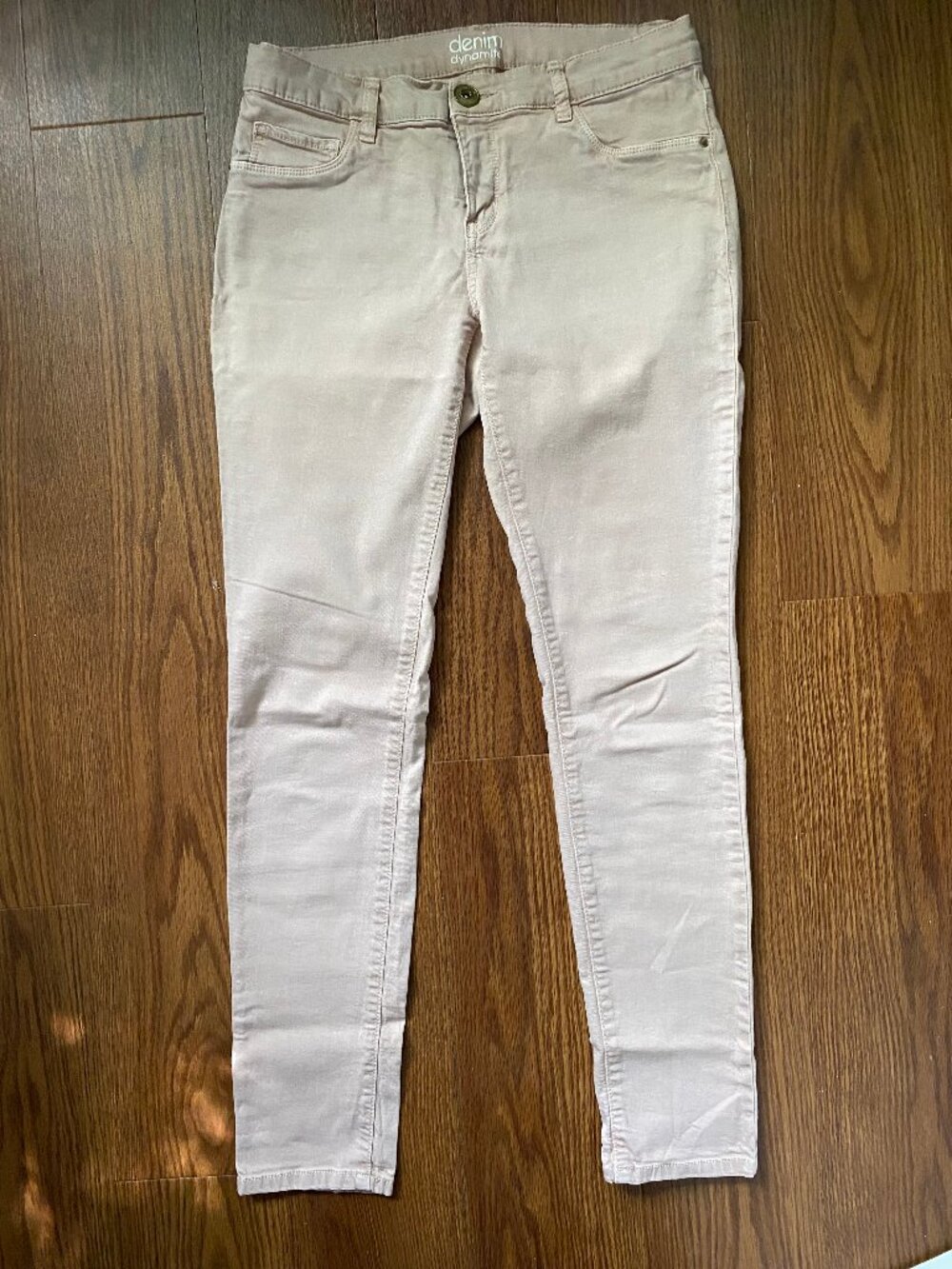Dynamite Denim Mika Beige Mid Rise Skinny Jeans Size 29